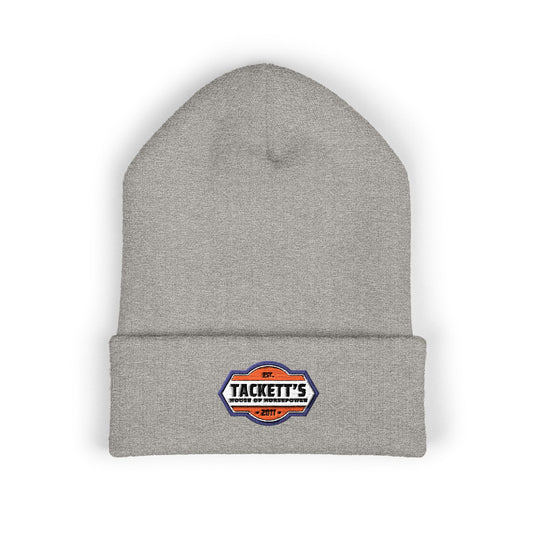 Classic Cuffed Beanie, Vintage Logo — Warm Team Knit Hat