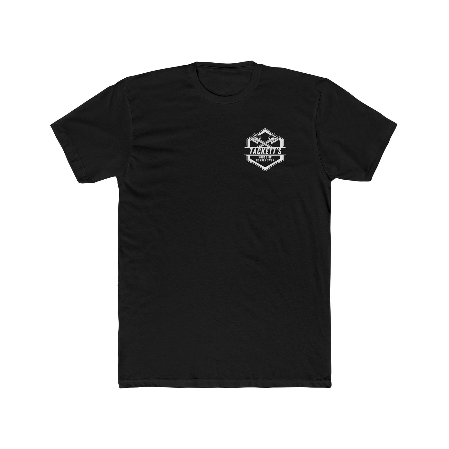 Classic Piston Engine Tee — Solid Cotton Short-Sleeve T-Shirt