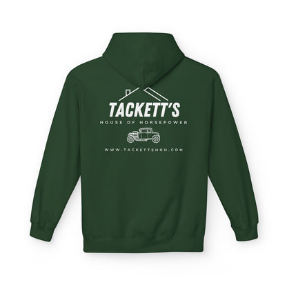 Tackett's House of Horsepower Hoodie - White Logo
