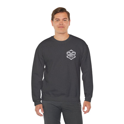 Sweatshirt Tackett's House of Horsepower — Mechanics Racing Crewneck, White Logo