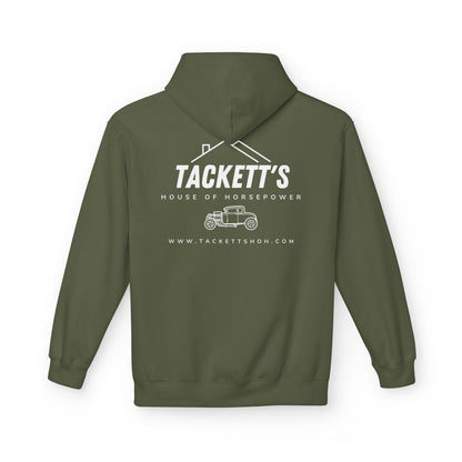 Tackett's House of Horsepower Hoodie - White Logo