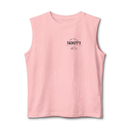 Tackett’s House of HP Muscle Tank — Original Logo Black Tank Top