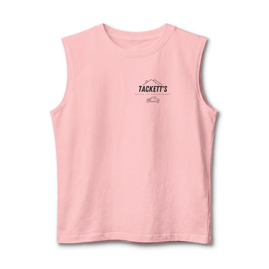 Tackett’s House of HP Muscle Tank — Original Logo Black Tank Top