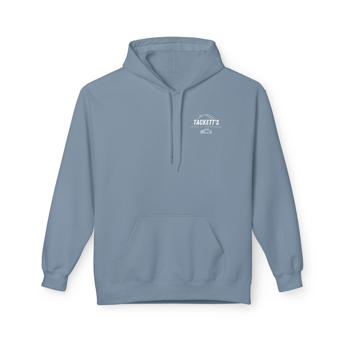 Tackett's House of Horsepower Hoodie - White Logo