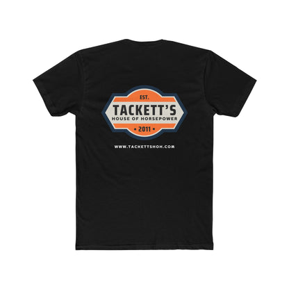 Tackett’s House of Horsepower Vintage Logo Tee — Vintage Automotive Crew Shirt
