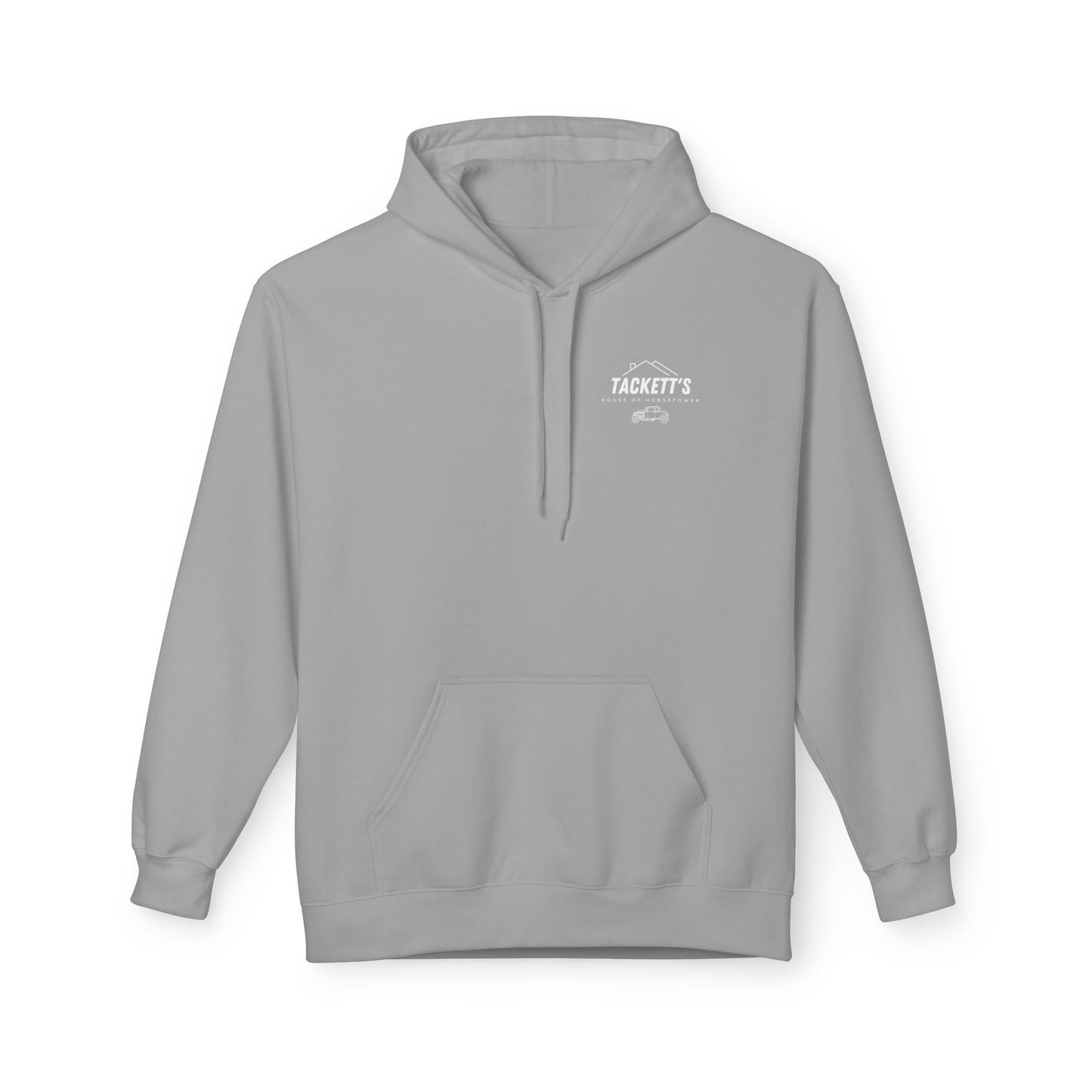 Tackett's House of Horsepower Hoodie - White Logo