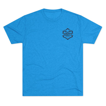 Tackett’s House of Horsepower Logo Tee — Engine Piston Mechanics Shirt
