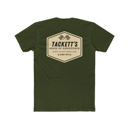 Tackett's House of Horsepower Tee — Vintage Racing Flags T‑Shirt