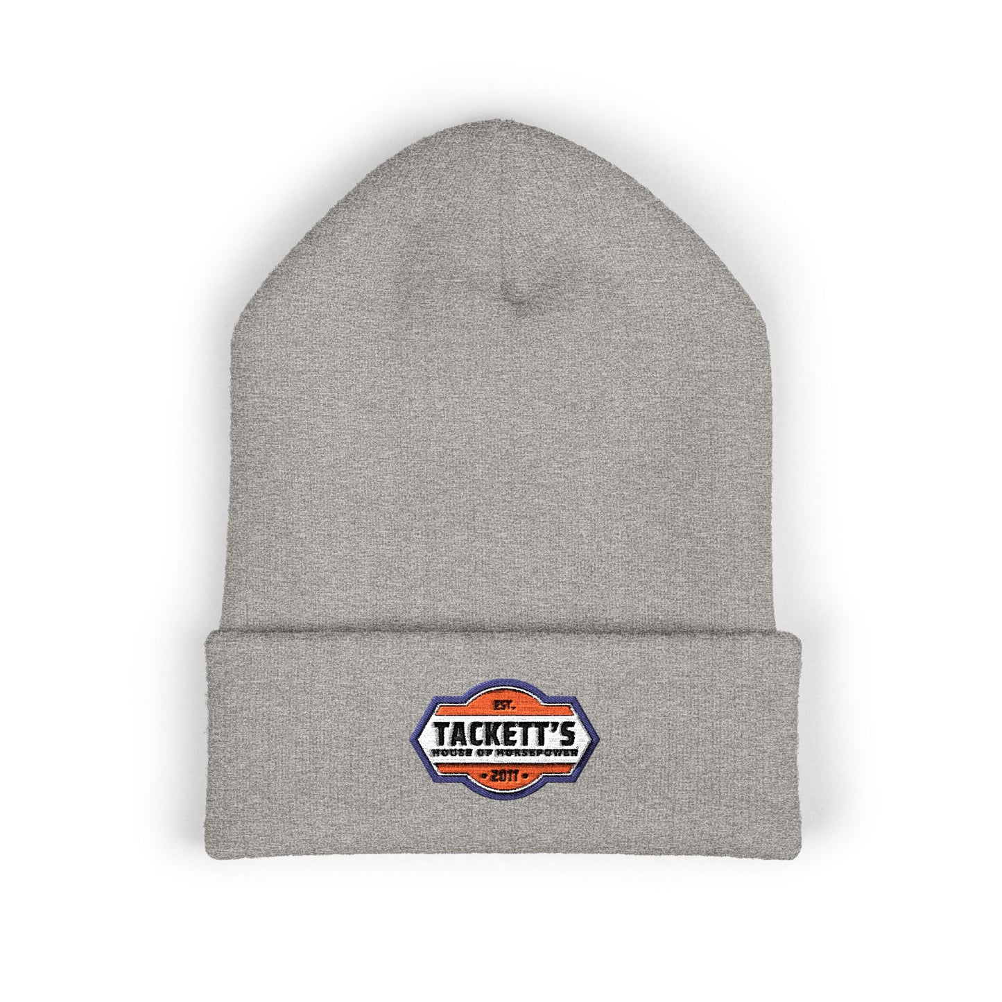 Classic Cuffed Beanie, Vintage Logo — Warm Team Knit Hat
