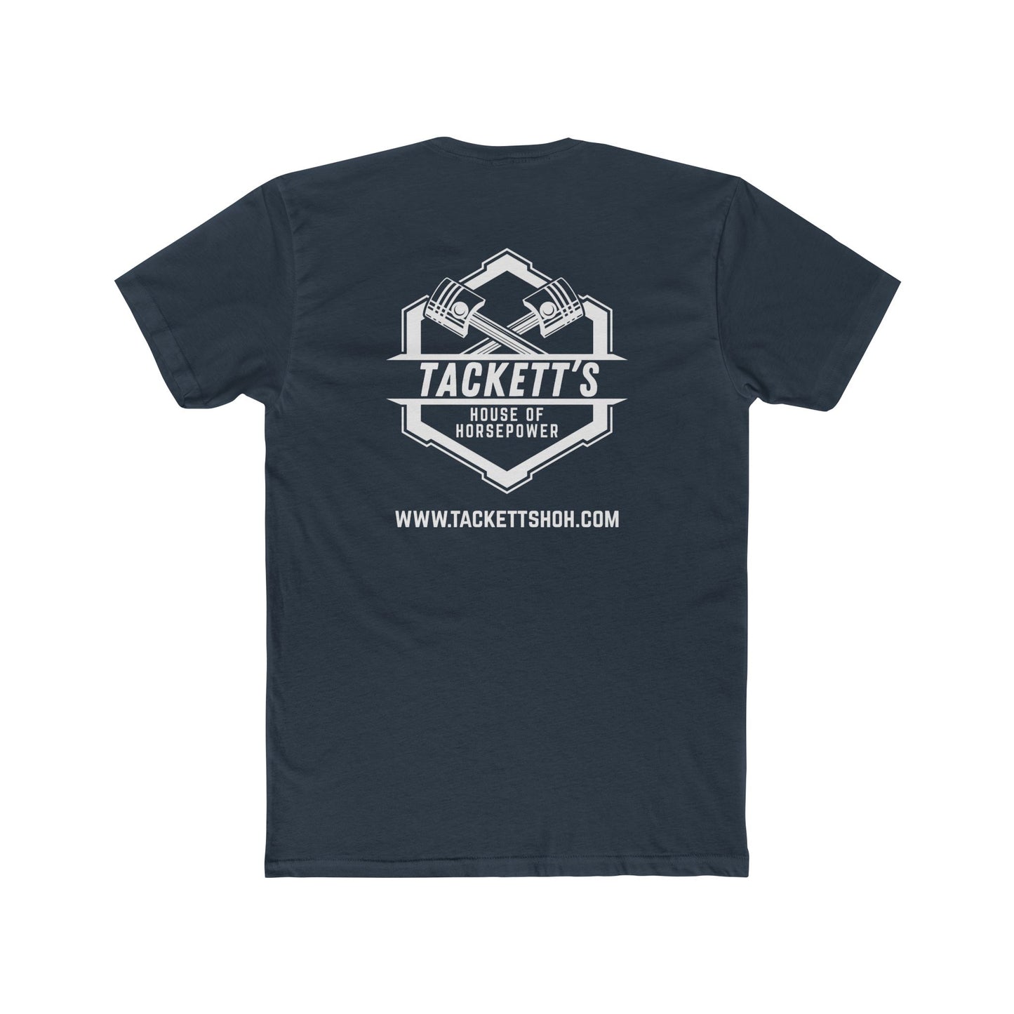 Classic Piston Engine Tee — Solid Cotton Short-Sleeve T-Shirt