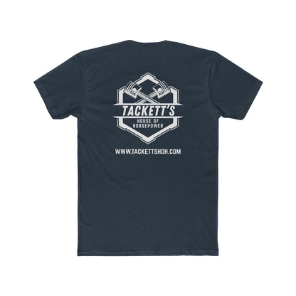 Classic Piston Engine Tee — Solid Cotton Short-Sleeve T-Shirt