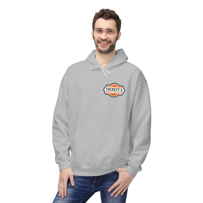 Tackett’s House of Horsepower Hoodie — Vintage Automotive Logo Pullover (Est. 2011)