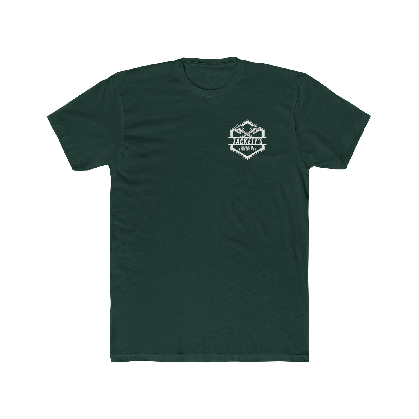Classic Piston Engine Tee — Solid Cotton Short-Sleeve T-Shirt