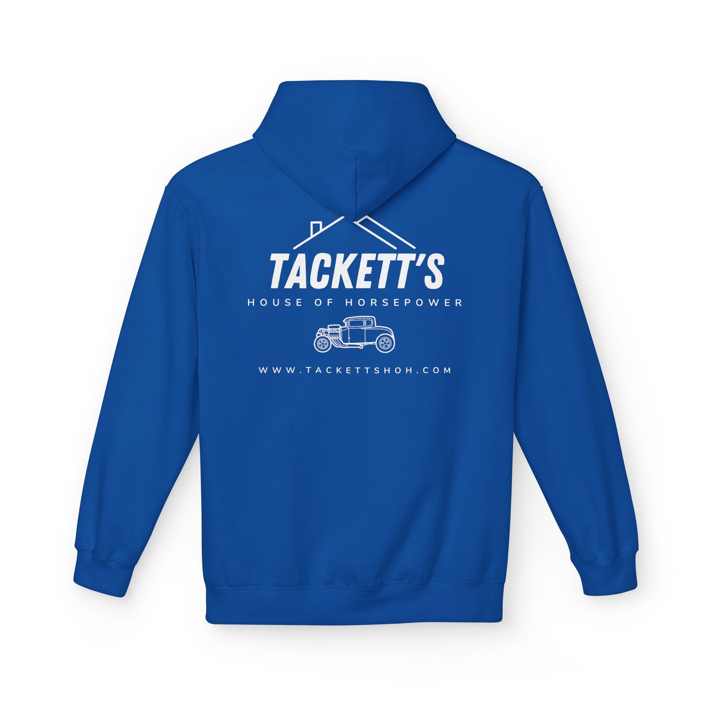 Tackett's House of Horsepower Hoodie - White Logo