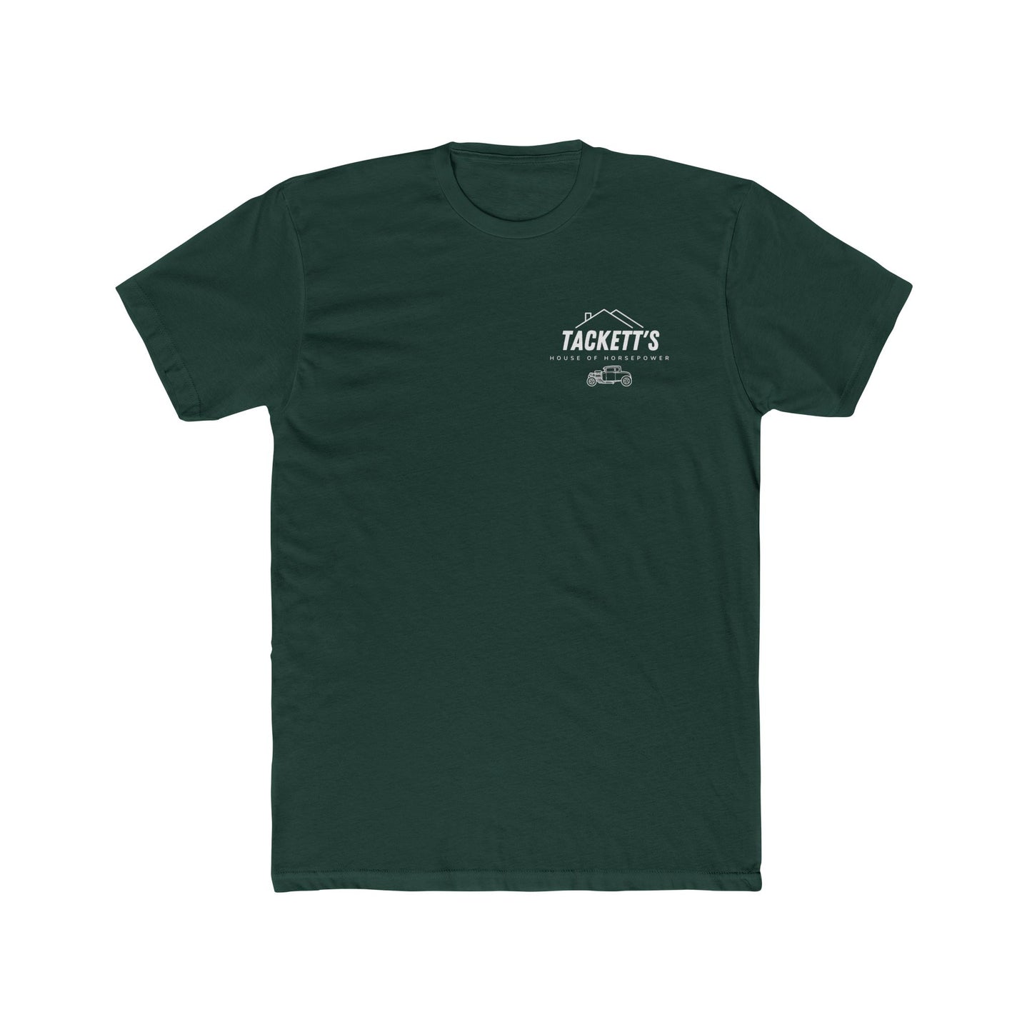Tackett's House of Horsepower Tee - White Logo