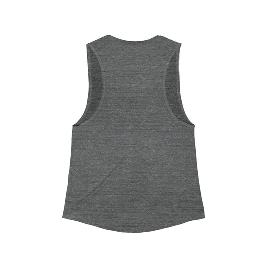Vintage Logo - Flowy Muscle Tank for Women, Perfect for Workouts, Casual Outings, or Relaxing Days, Great Gift for Fitness Lovers, [...]