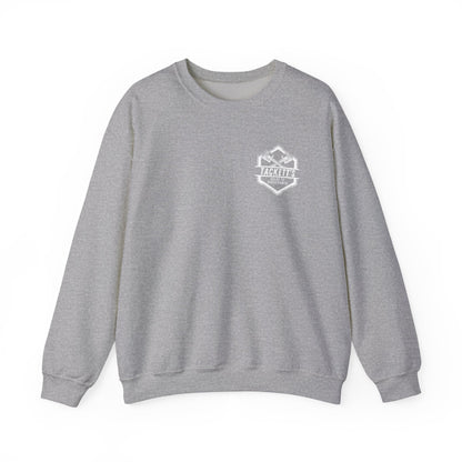 Sweatshirt Tackett's House of Horsepower — Mechanics Racing Crewneck, White Logo