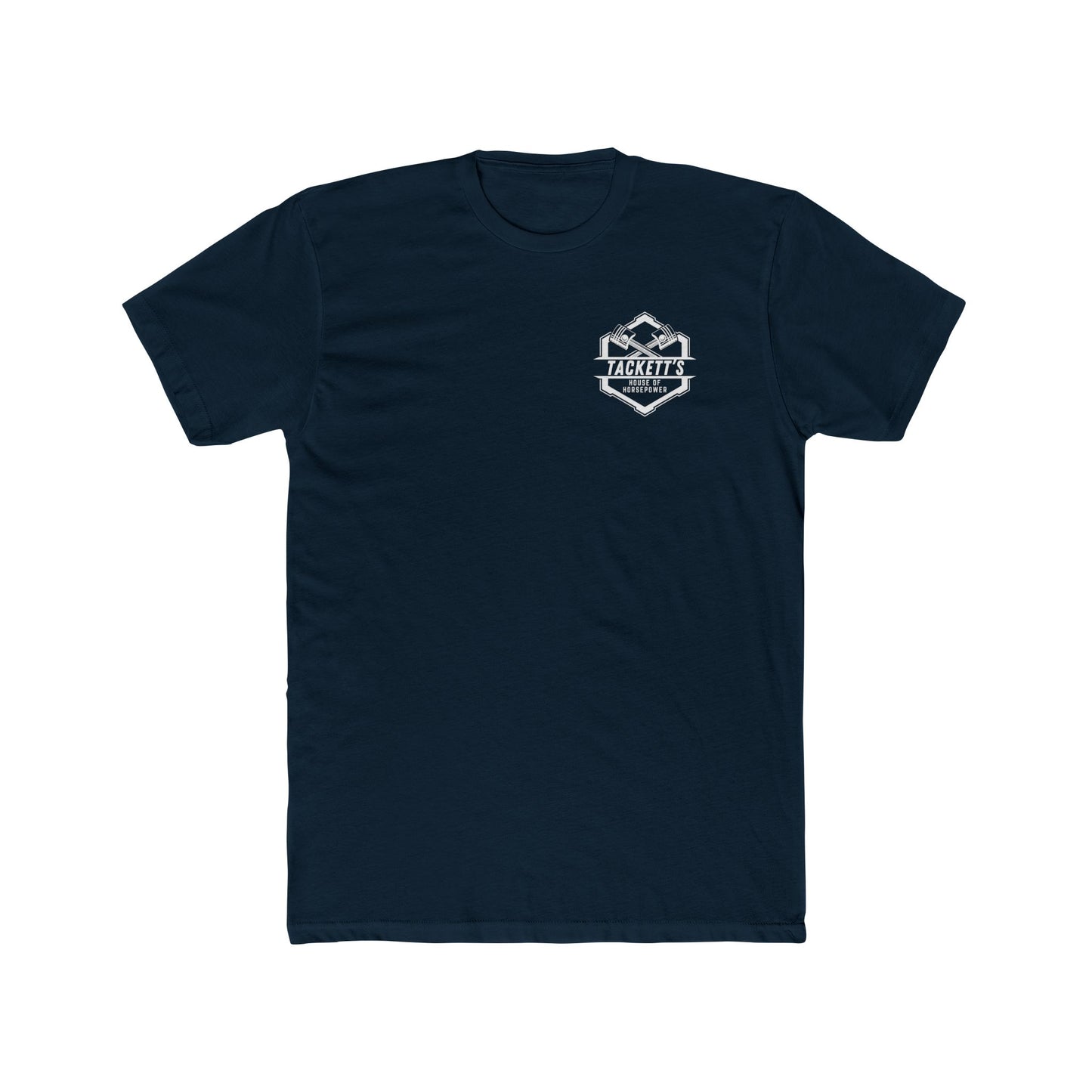 Classic Piston Engine Tee — Solid Cotton Short-Sleeve T-Shirt