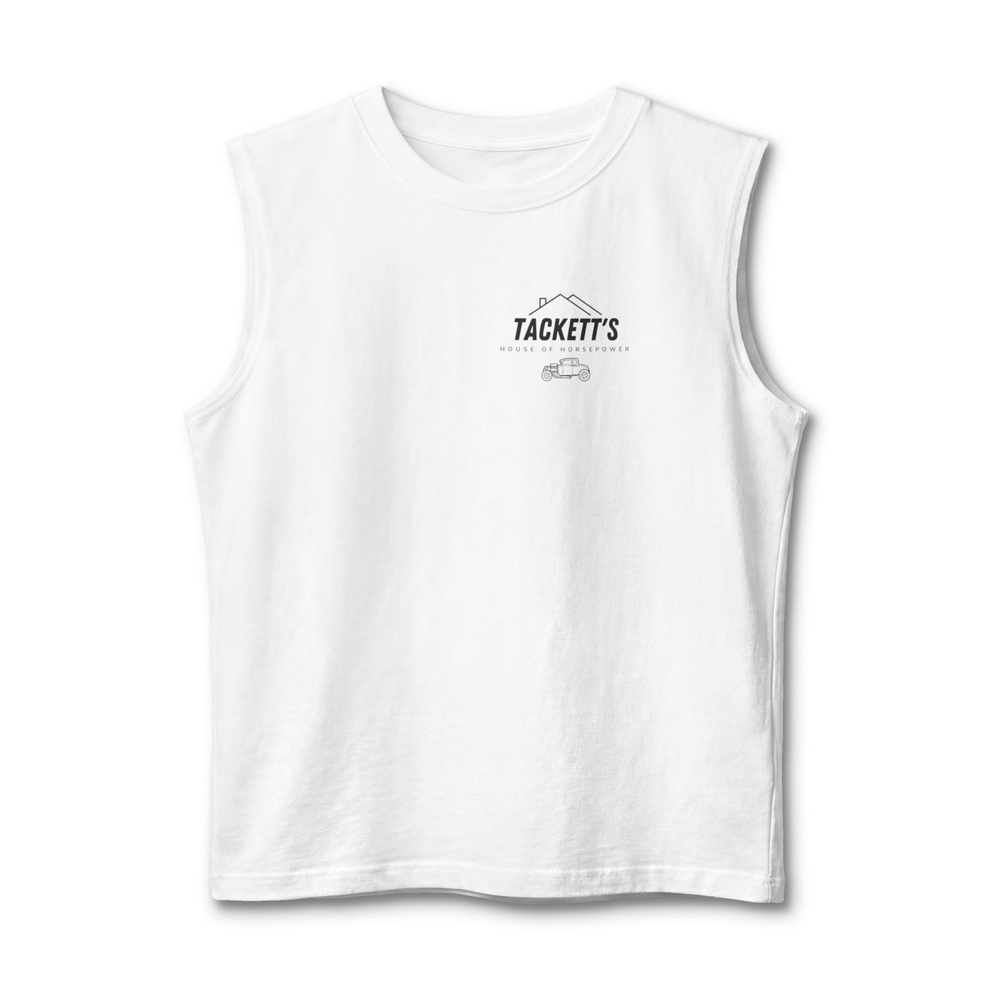 Tackett’s House of HP Muscle Tank — Original Logo Black Tank Top