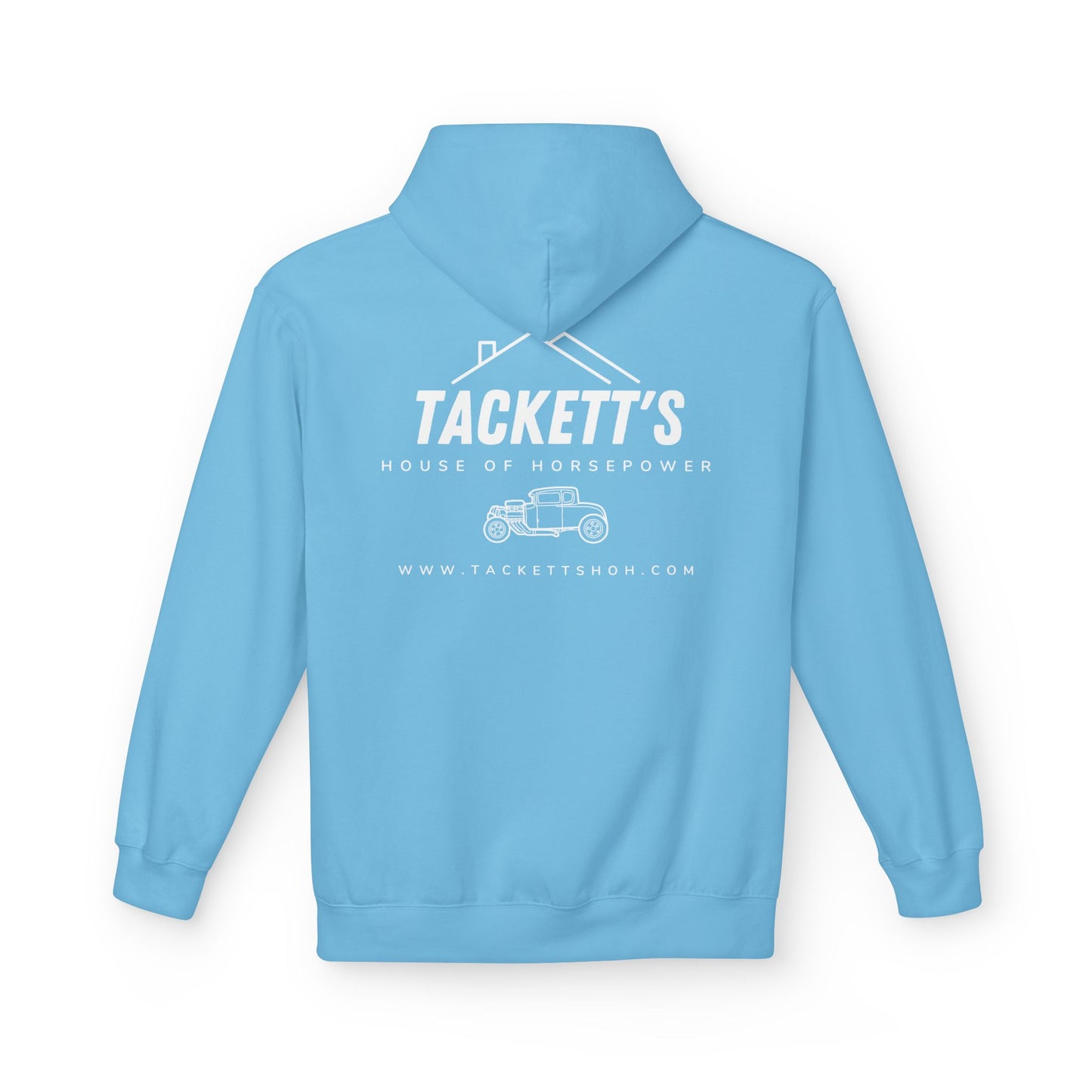 Tackett's House of Horsepower Hoodie - White Logo