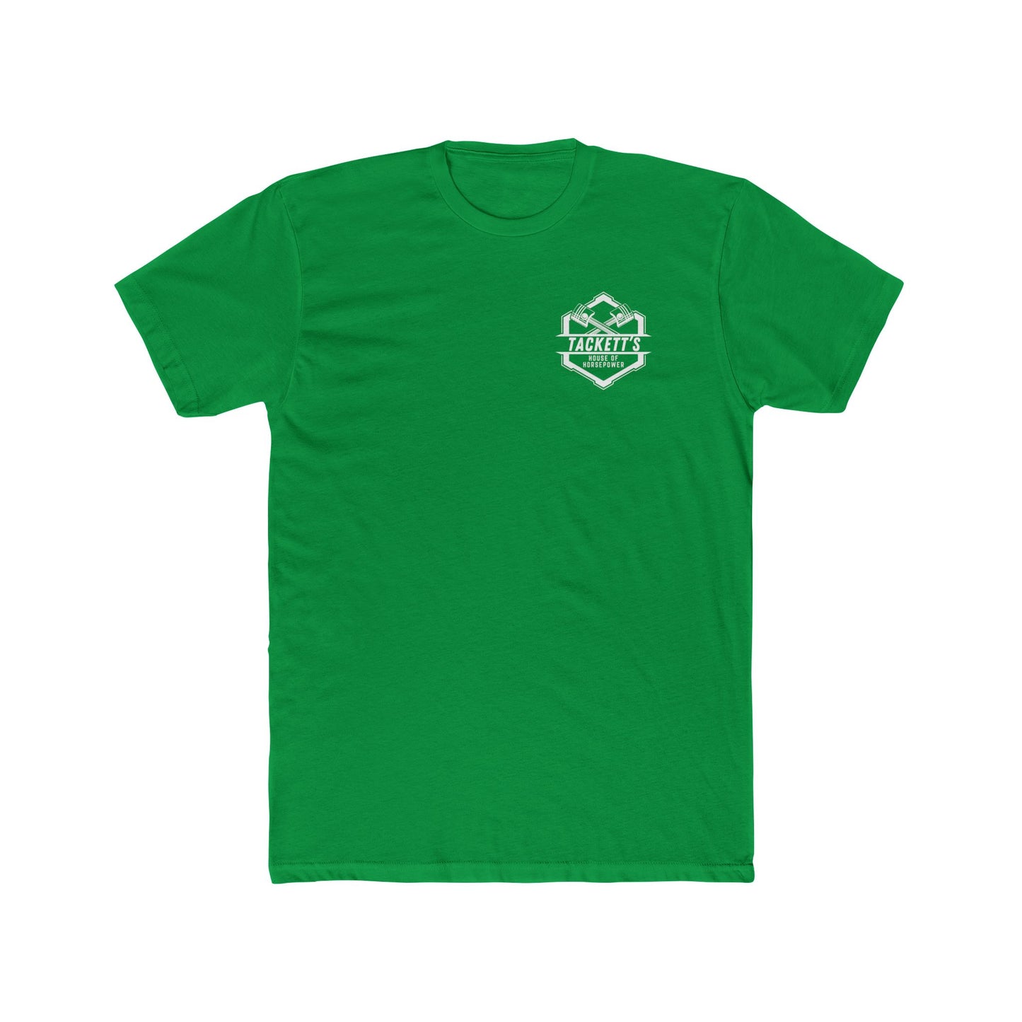 Classic Piston Engine Tee — Solid Cotton Short-Sleeve T-Shirt