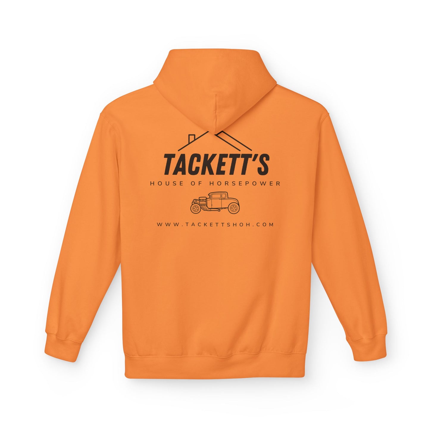 Tackett's House of Horseower Custom Fleece Hoodie | Black Logo