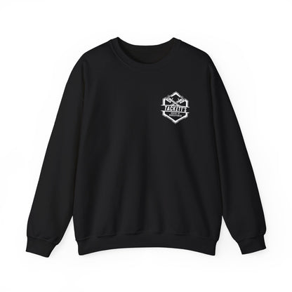 Sweatshirt Tackett's House of Horsepower — Mechanics Racing Crewneck, White Logo