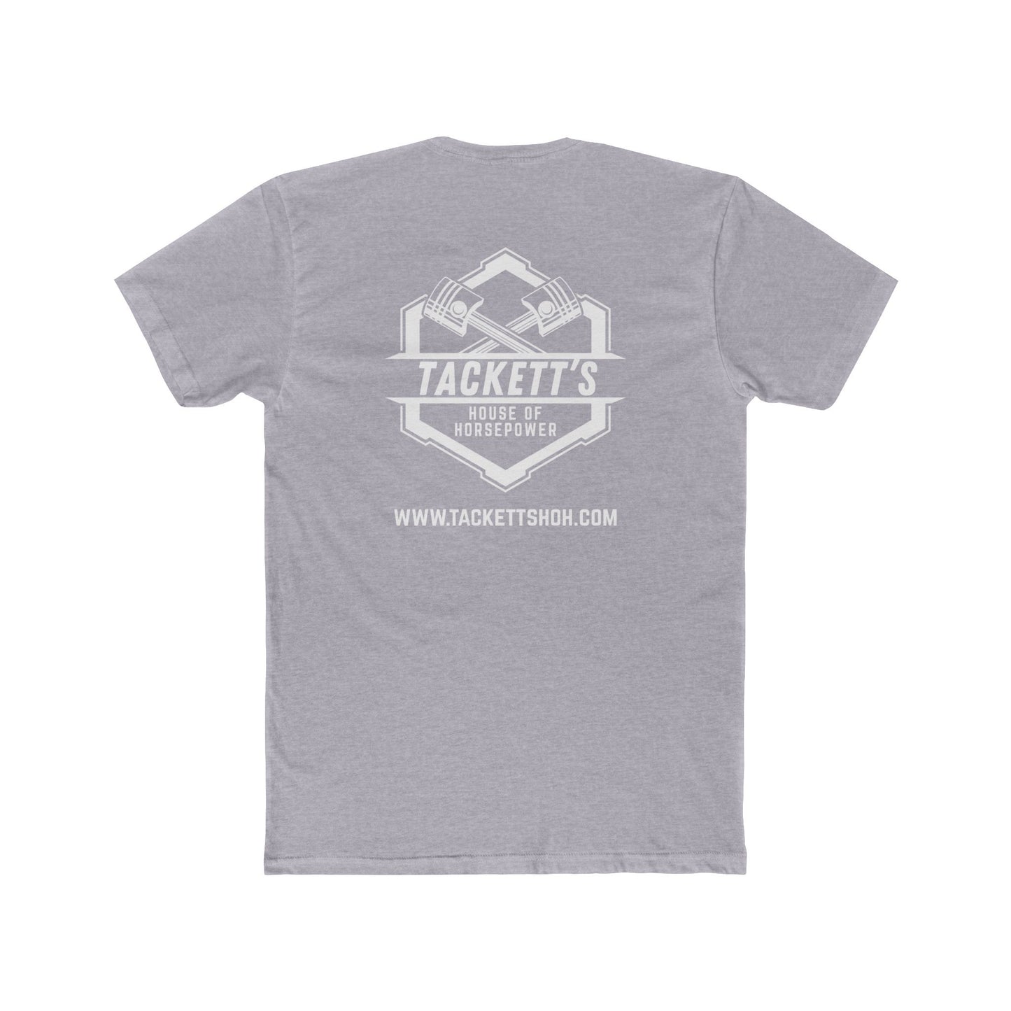 Classic Piston Engine Tee — Solid Cotton Short-Sleeve T-Shirt