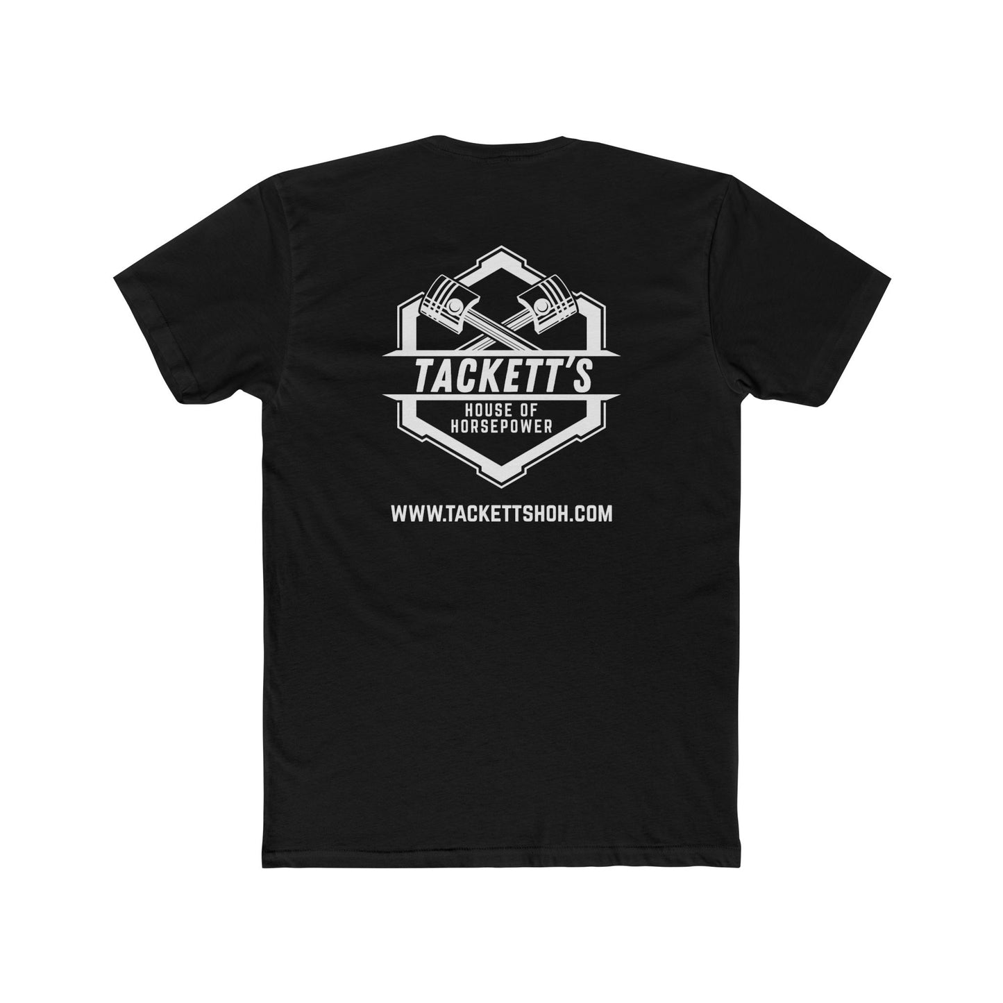 Classic Piston Engine Tee — Solid Cotton Short-Sleeve T-Shirt