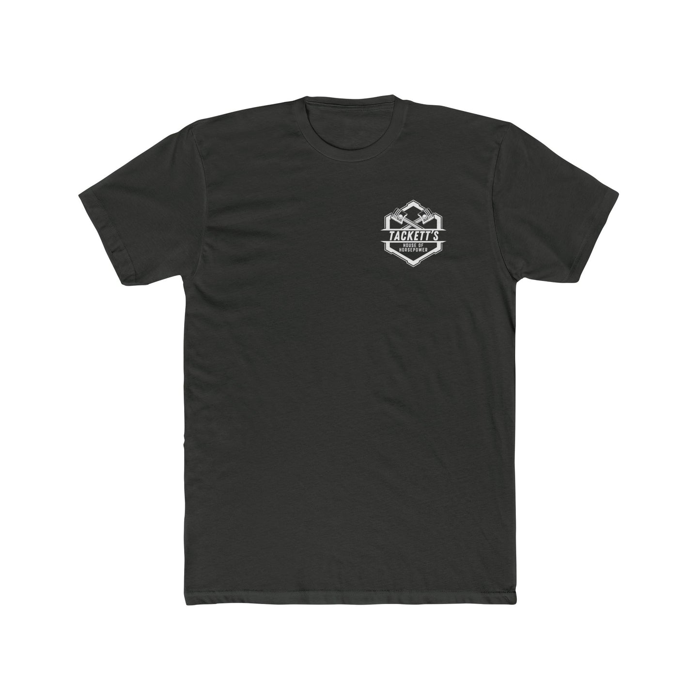 Classic Piston Engine Tee — Solid Cotton Short-Sleeve T-Shirt