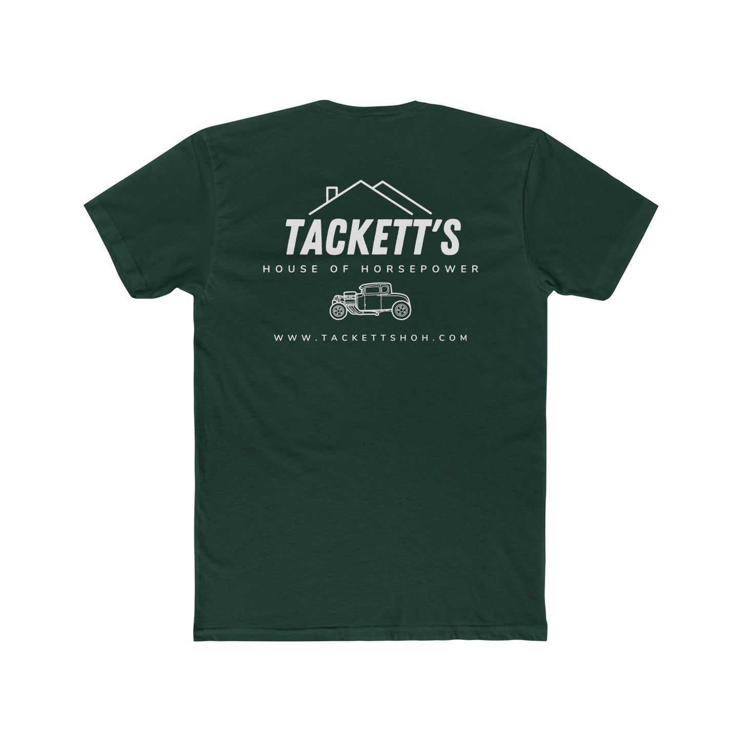 Tackett's House of Horsepower Tee - White Logo