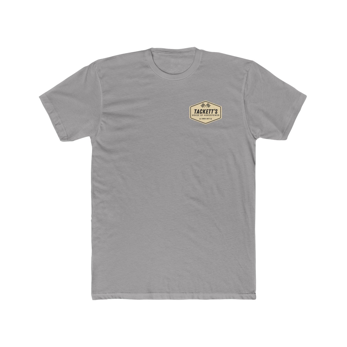Tackett's House of Horsepower Tee — Vintage Racing Flags T‑Shirt