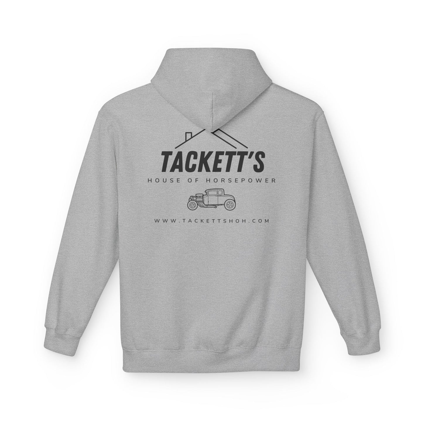 Tackett's House of Horseower Custom Fleece Hoodie | Black Logo