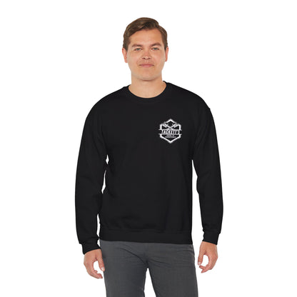 Sweatshirt Tackett's House of Horsepower — Mechanics Racing Crewneck, White Logo
