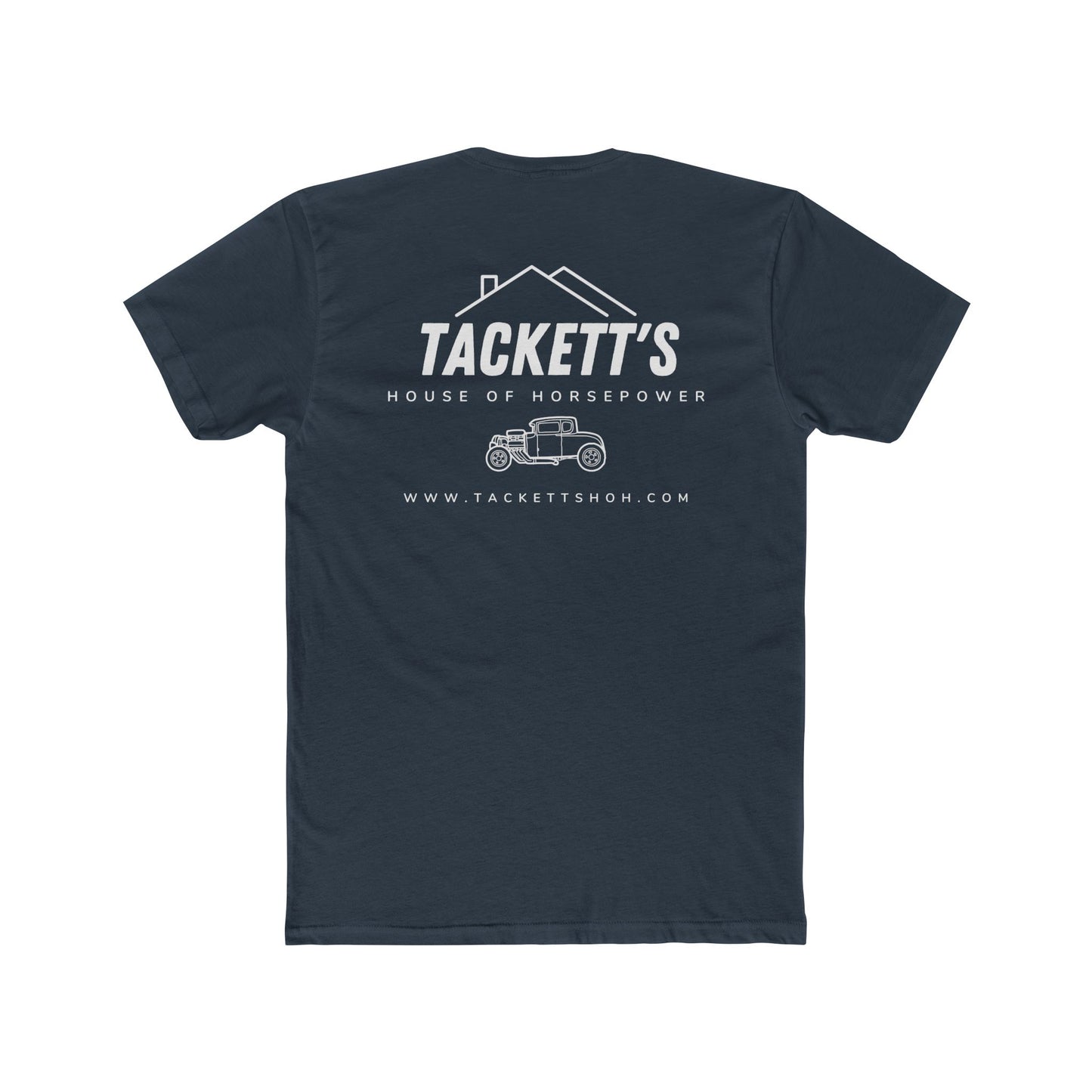 Tackett's House of Horsepower Tee - White Logo