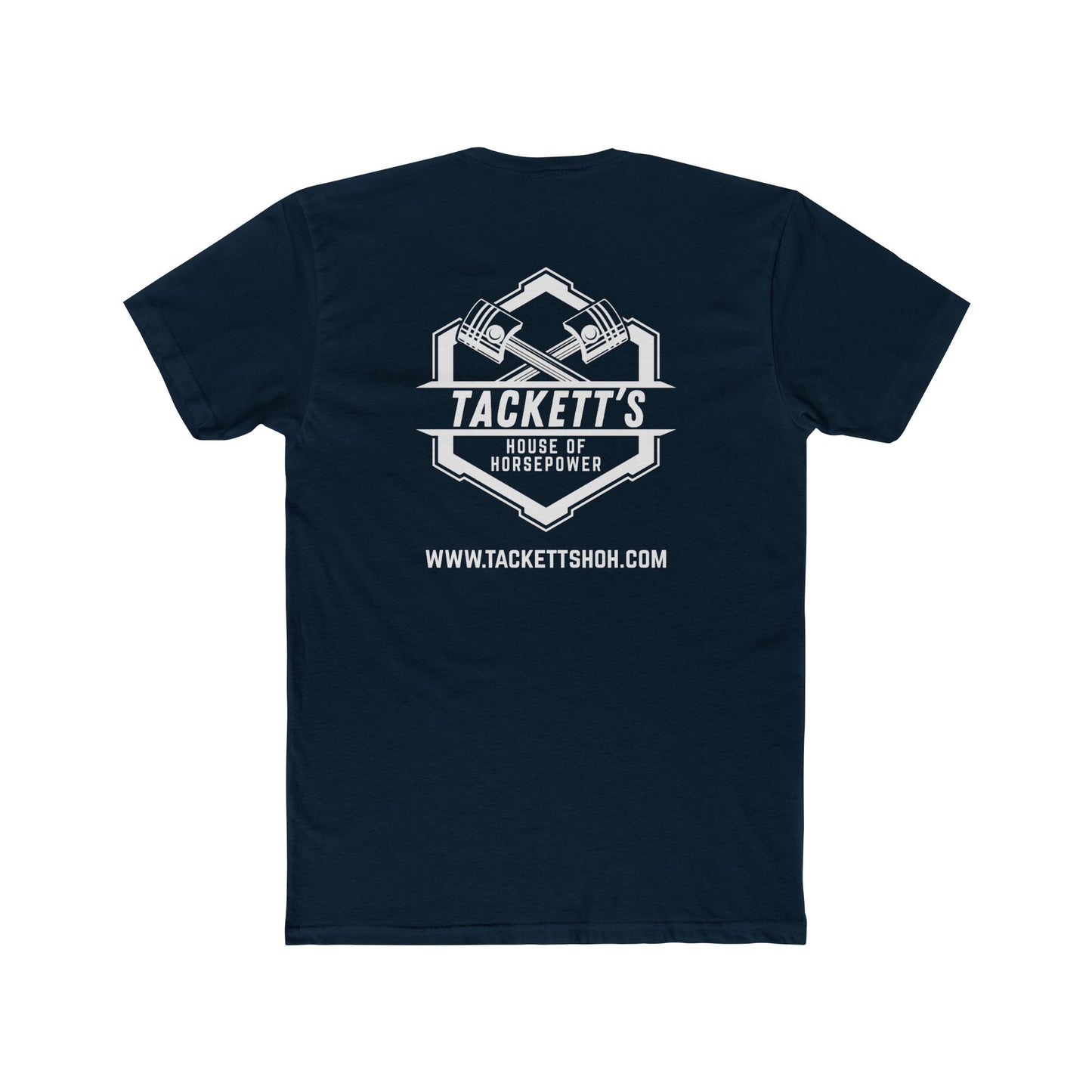 Classic Piston Engine Tee — Solid Cotton Short-Sleeve T-Shirt