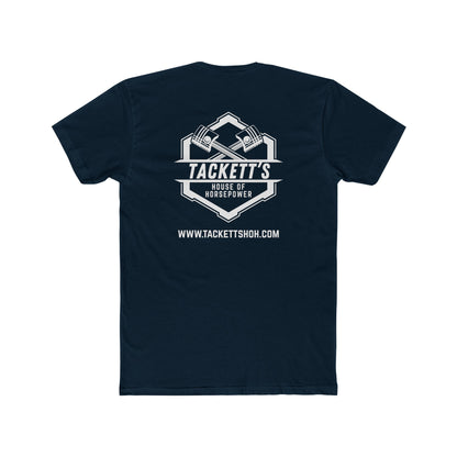 Classic Piston Engine Tee — Solid Cotton Short-Sleeve T-Shirt