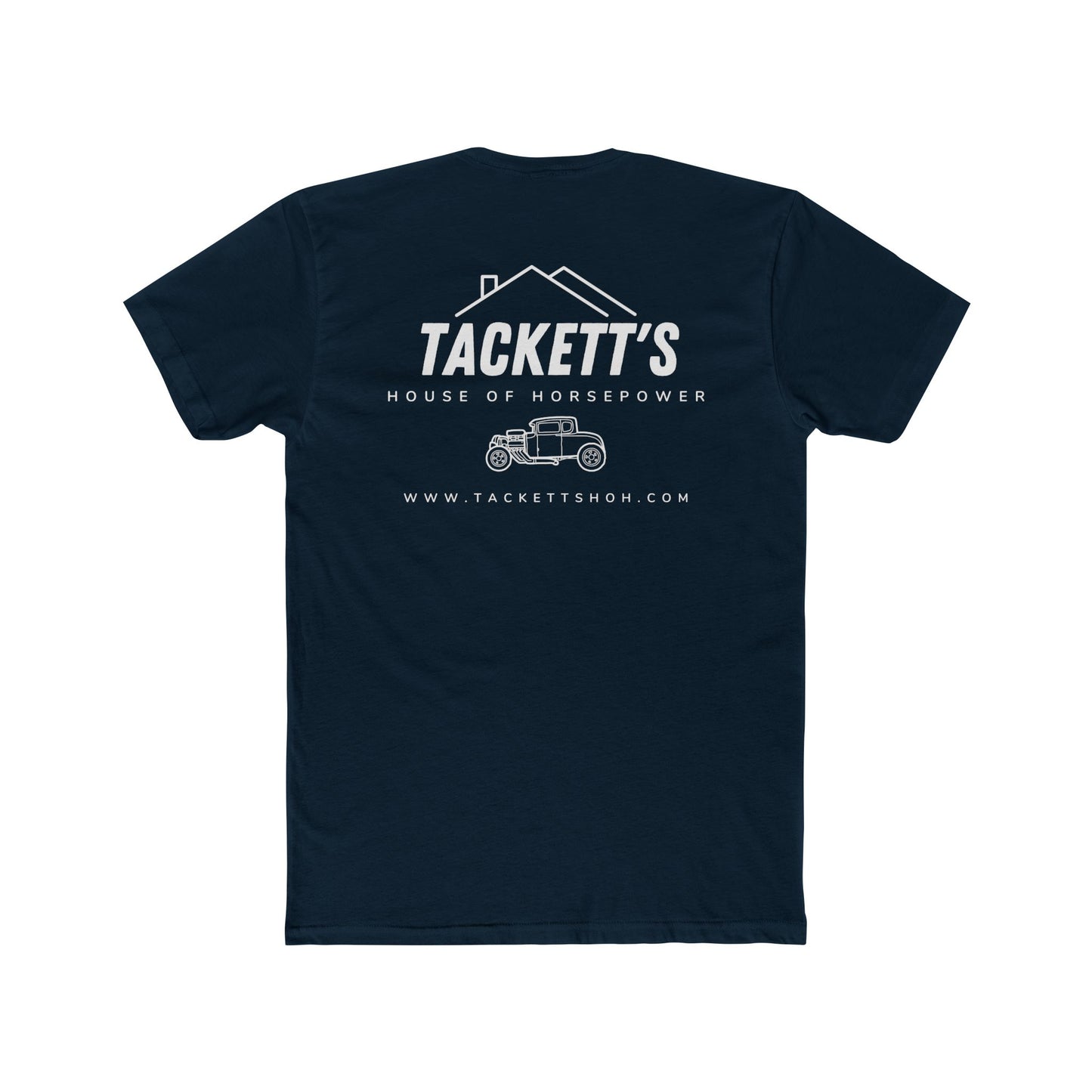Tackett's House of Horsepower Tee - White Logo