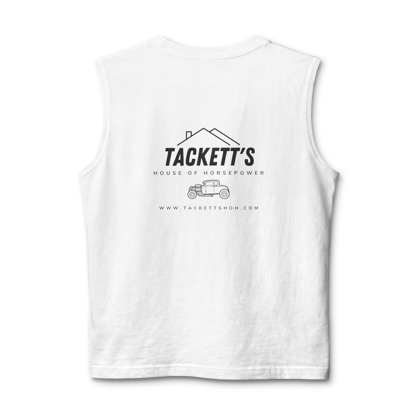 Tackett’s House of HP Muscle Tank — Original Logo Black Tank Top