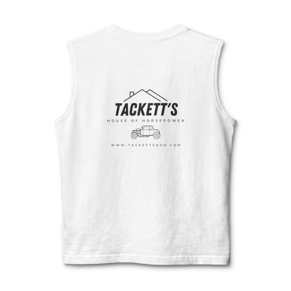 Tackett’s House of HP Muscle Tank — Original Logo Black Tank Top
