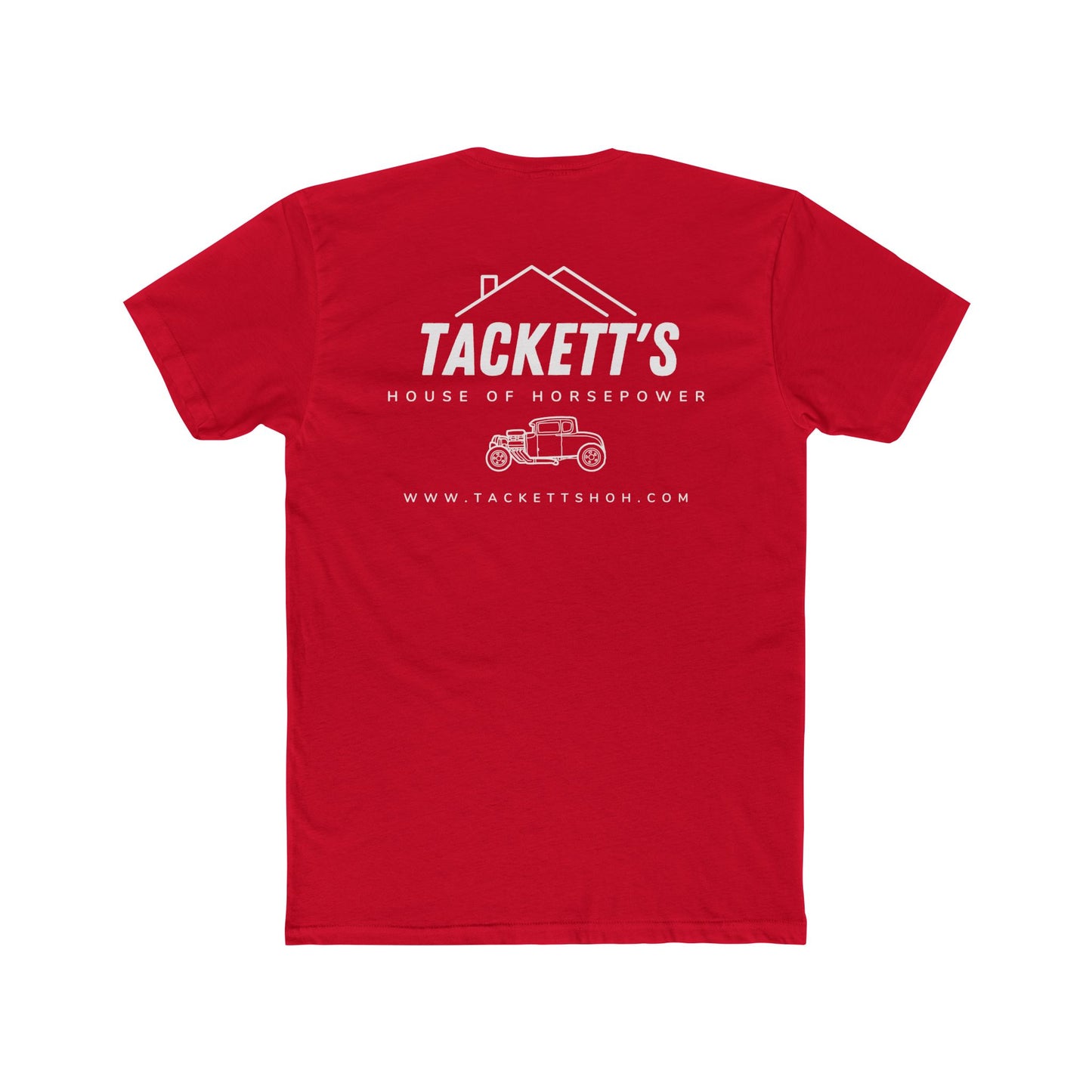 Tackett's House of Horsepower Tee - White Logo