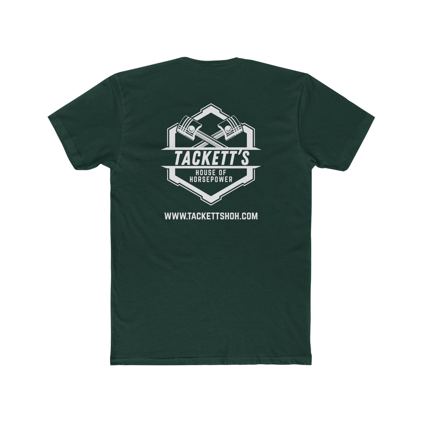 Classic Piston Engine Tee — Solid Cotton Short-Sleeve T-Shirt