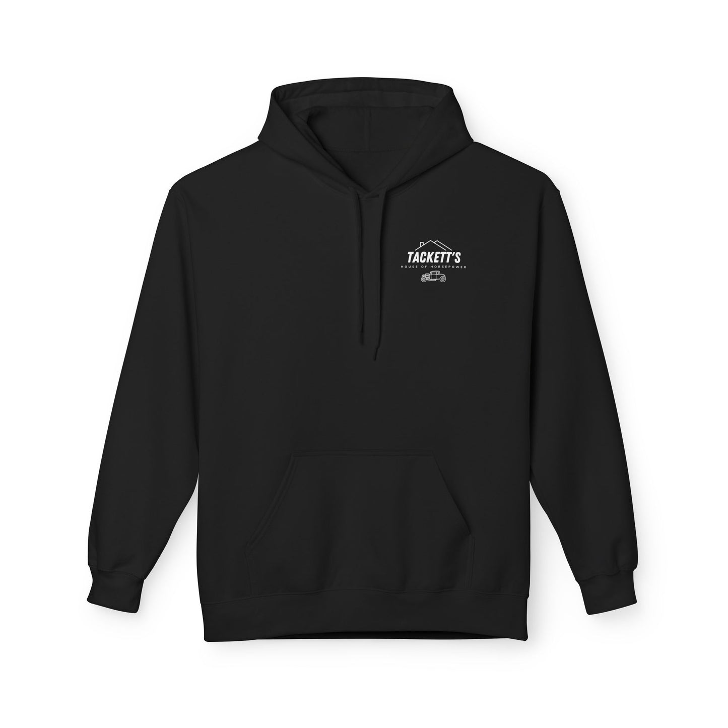 Tackett's House of Horsepower Hoodie - White Logo