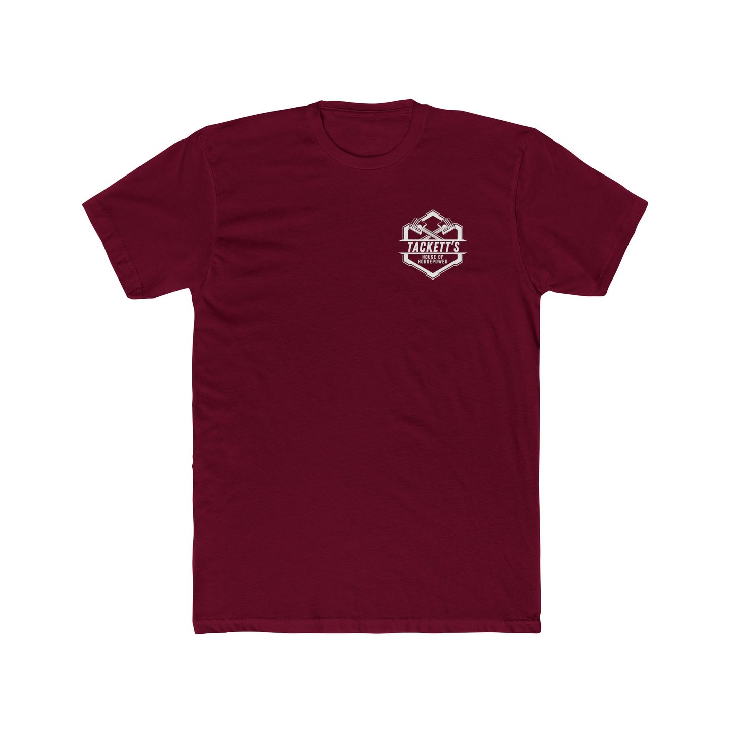 Classic Piston Engine Tee — Solid Cotton Short-Sleeve T-Shirt