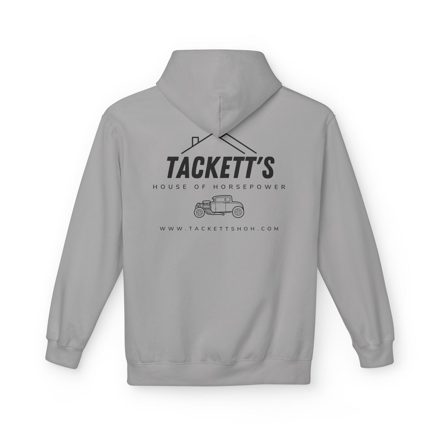 Tackett's House of Horseower Custom Fleece Hoodie | Black Logo