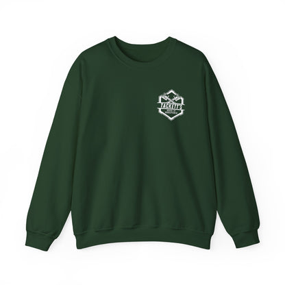 Sweatshirt Tackett's House of Horsepower — Mechanics Racing Crewneck, White Logo