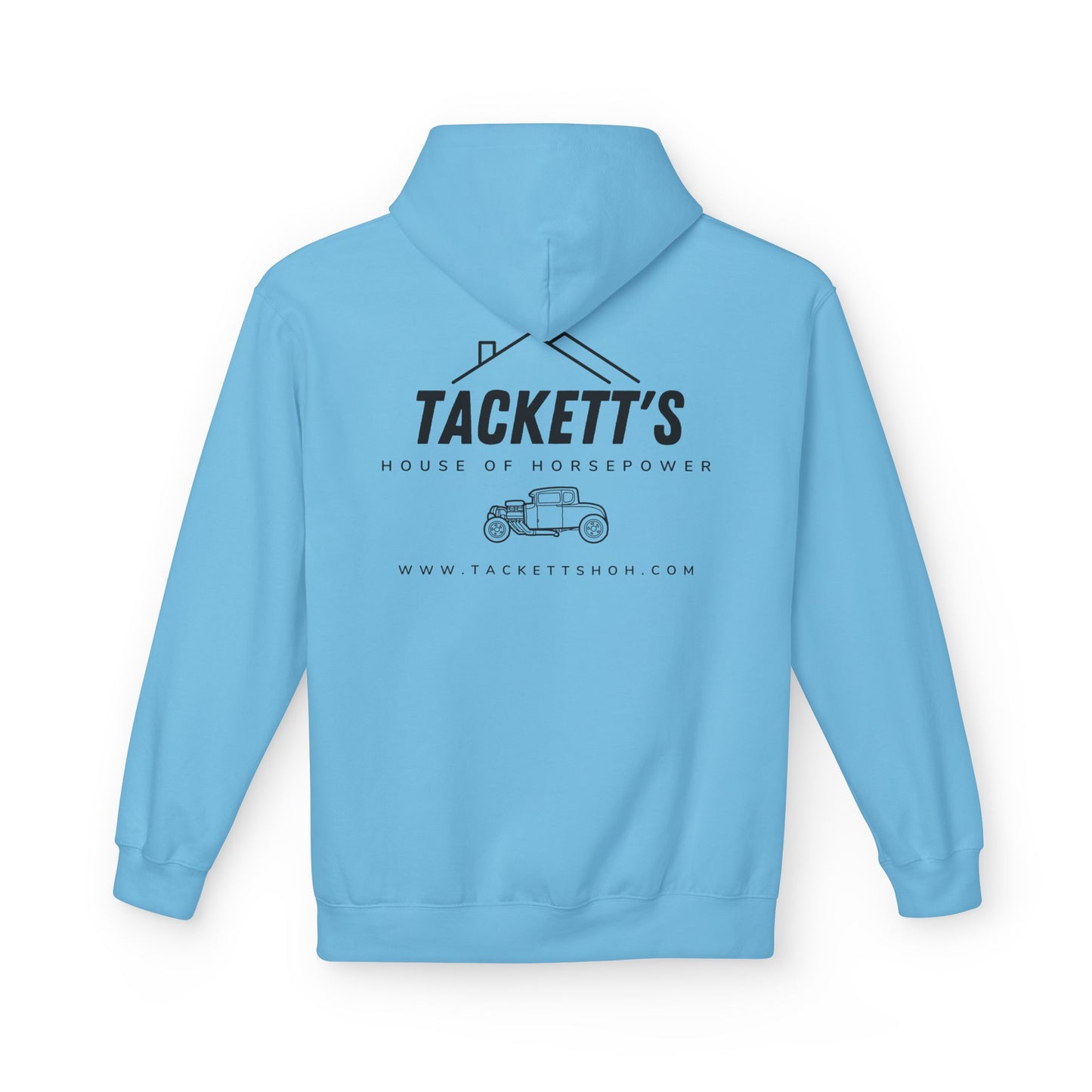 Tackett's House of Horseower Custom Fleece Hoodie | Black Logo