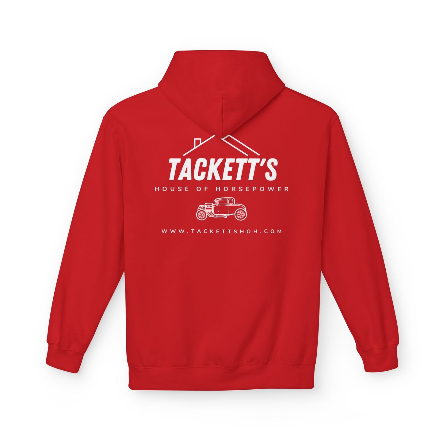 Tackett's House of Horsepower Hoodie - White Logo