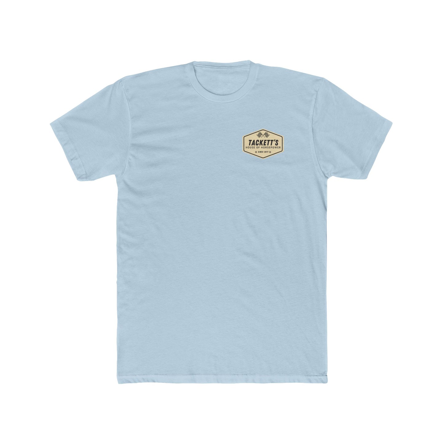 Tackett's House of Horsepower Tee — Vintage Racing Flags T‑Shirt