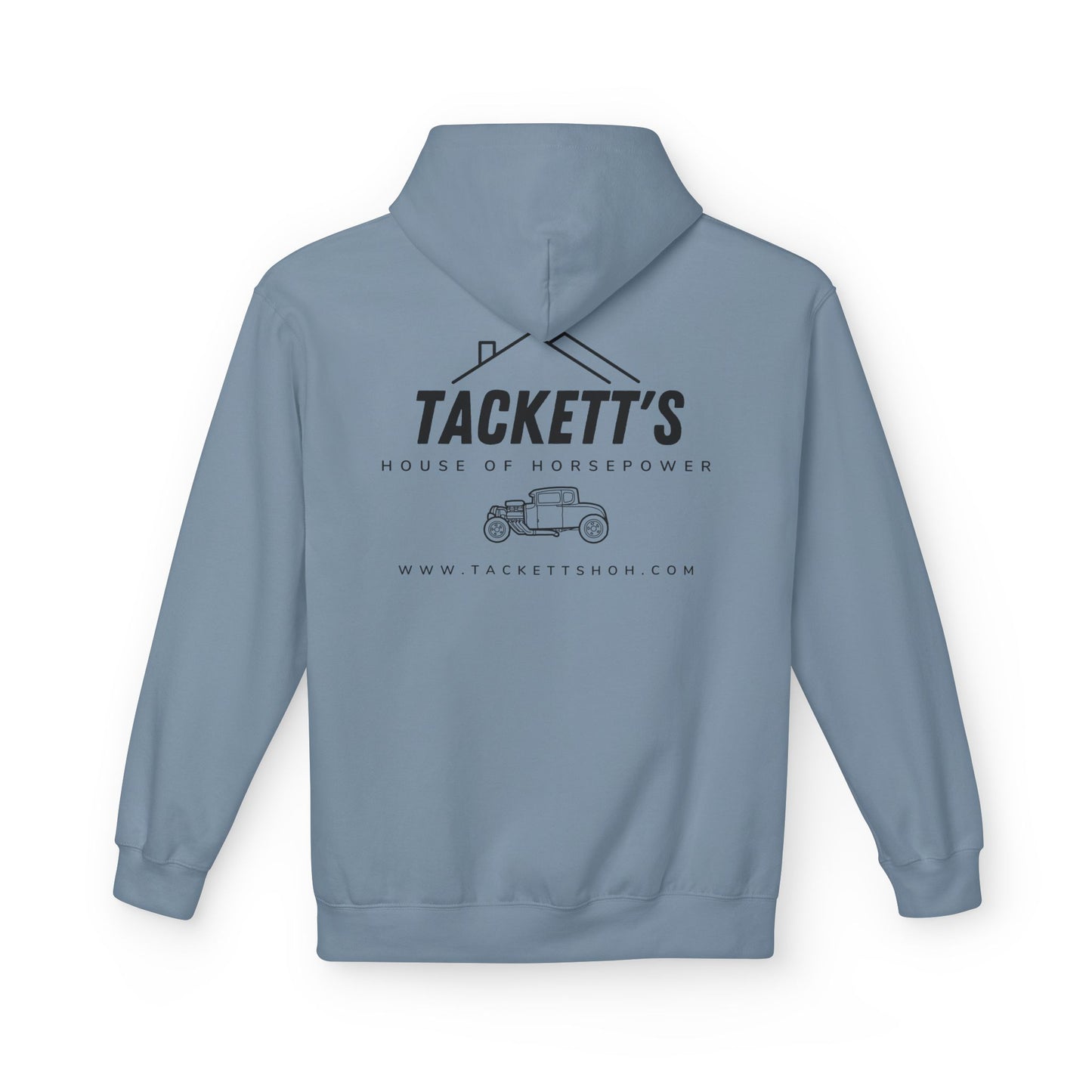 Tackett's House of Horseower Custom Fleece Hoodie | Black Logo